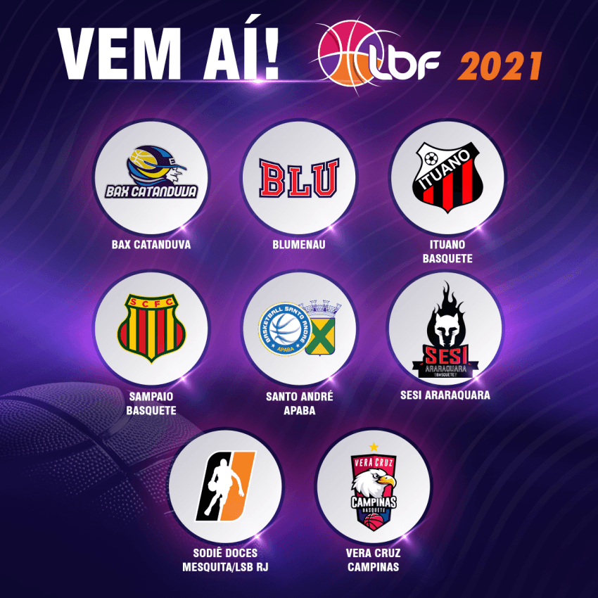LBF define equipes da edição 2021 e bola sobe no dia 8 de março