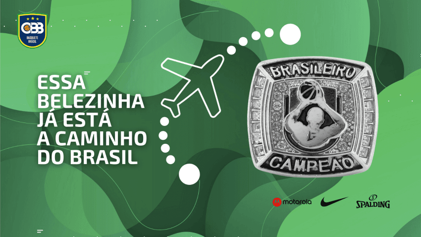 Brasileirão: novidade do ano, anel dos campeões está a caminho do Brasil