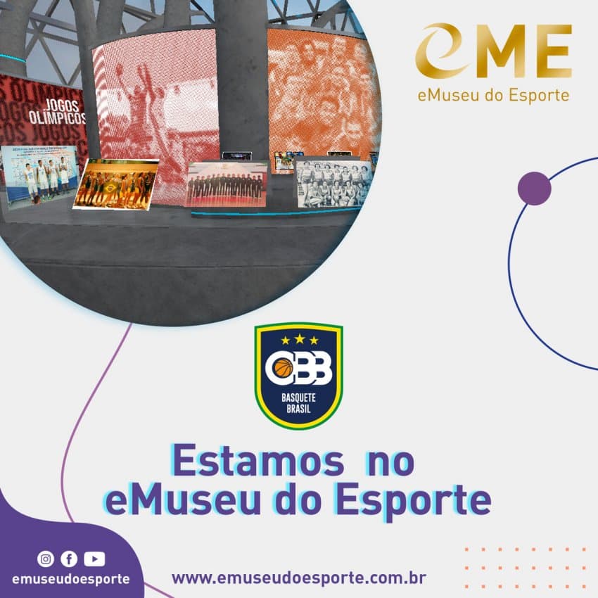 Galeria 3D da CBB no eMuseu do Esporte é destaque em evento