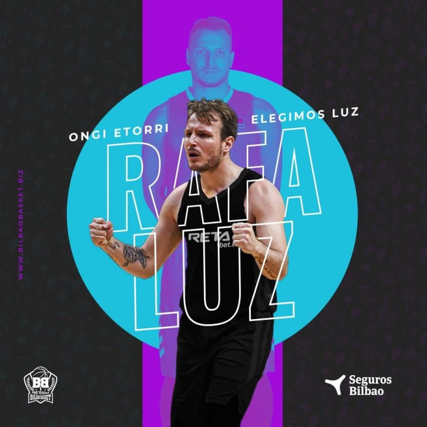 Rafa Luz retorna para a Espanha e acerta com o Bilbao Basket