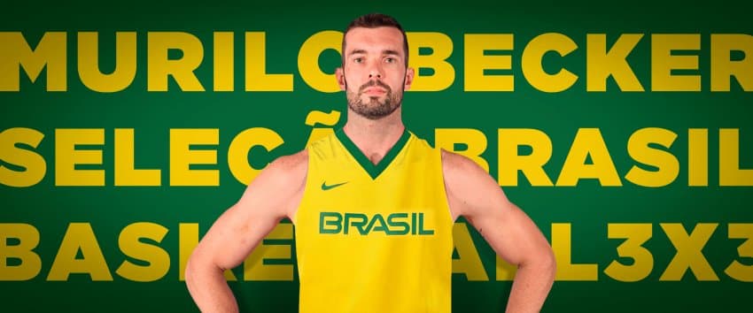 Murilo Becker se inscreve no Cadastro Nacional 3x3: 'Fundamental para qualquer atleta'
