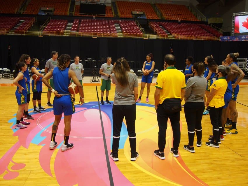 As vésperas da estreia na AmeriCup, Seleção Brasileira feminina fez seu primeiro treino em Porto Rico
