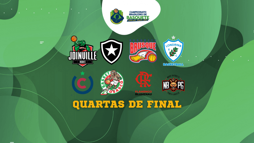 Confira os confrontos das quartas de final do Brasileirão 2021 de basquete