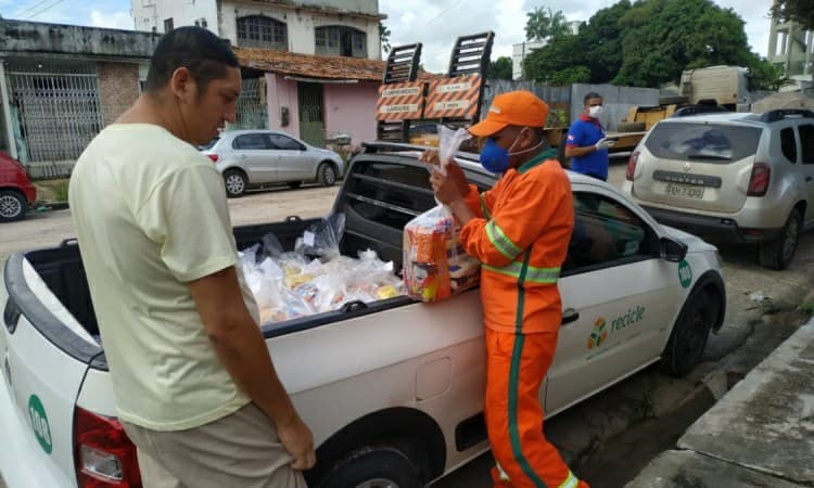Recicle Soluções Ambientais entrega no Pará cestas do #BasqueteSolidário