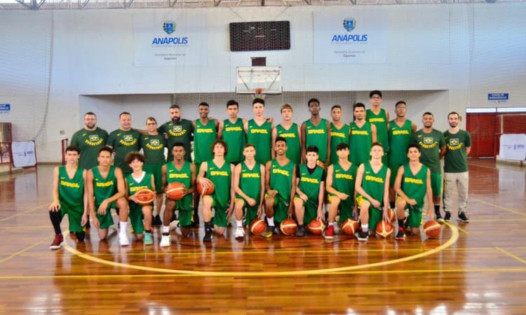 Seleção Brasileira Sub-14 Masculina inicia preparação para o Sul-Americano treinando em Anápolis (GO)