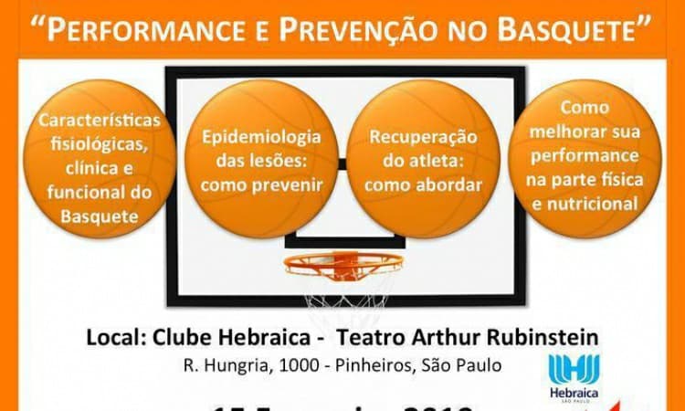 Seguem abertas as inscrições para o Curso “Performance e Prevenção no Basquete”
