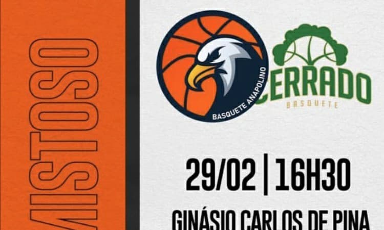 Cerrado x Basquete Anapolino: rivalidade regional em amistoso antes do Brasileirão
