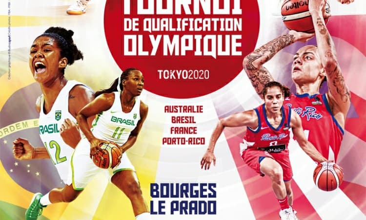 Federação Francesa divulga o cartaz do Pré-Olímpico com Damiris e Clarissa