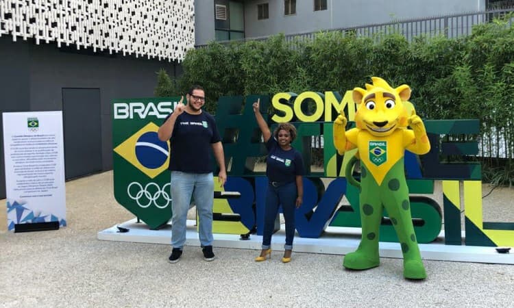 COB inaugura escultura #SOMOS TIME BRASIL na Japan House São Paulo