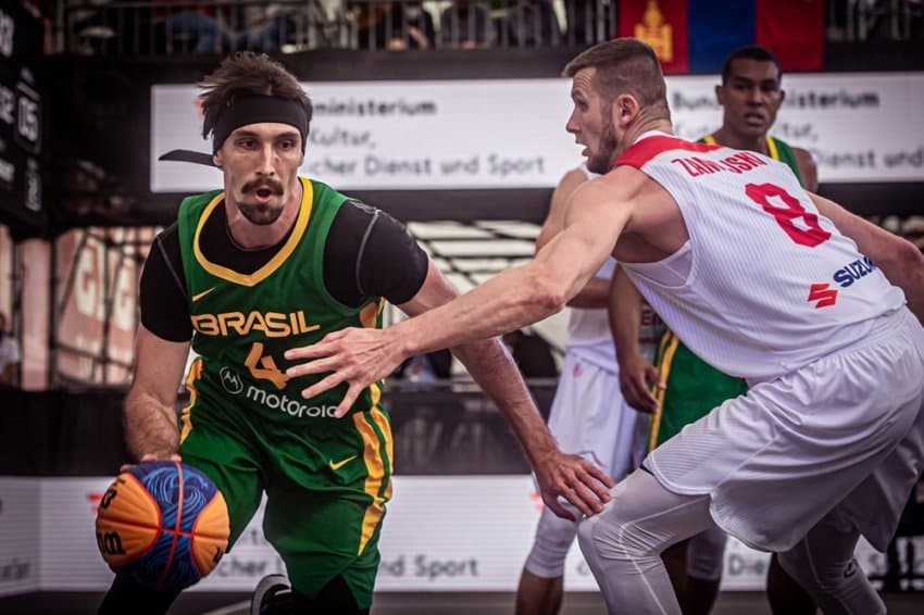 Brasil perde para a Polônia em jogo duríssimo pelo Pré-Olímpico 3x3 masculino