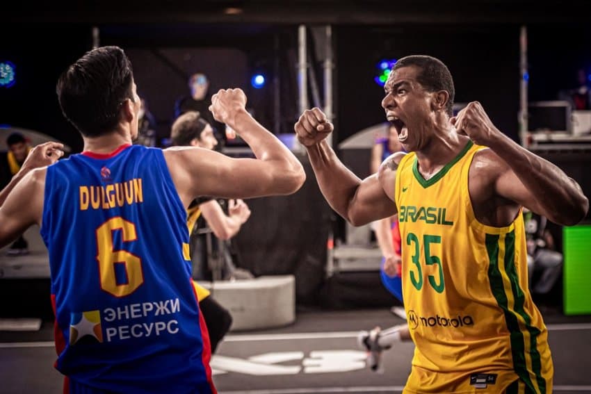 Brasil vence a Mongólia e vai às quartas do Pré-Olímpico 3x3 masculino