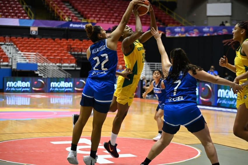 Com Thayná voando, Brasil vence El Salvador na estreia da AmeriCup W