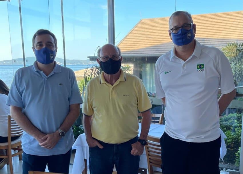 Diretor Institucional da CBB, Marcelo Sousa se reúne com Federação Catarinense