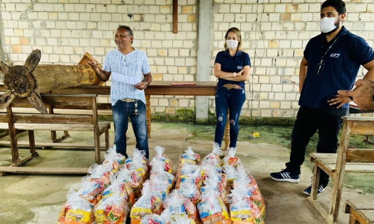 #BasqueteSolidário realiza primeira entrega de cestas básicas em Capanema-PA
