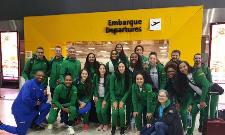 Seleção Brasileira Feminina embarca para disputar os Jogos Pan-Americanos de Lima
