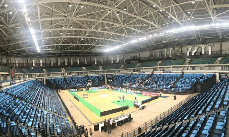Arena Carioca 1 está pronta para receber a seleção feminina de basquete